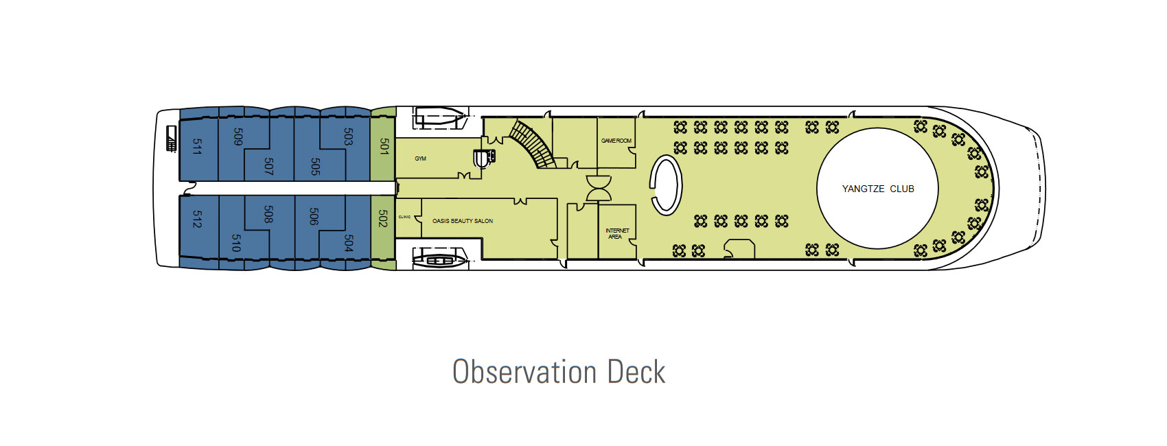 Victoria Katarina Observation Deck deck plan