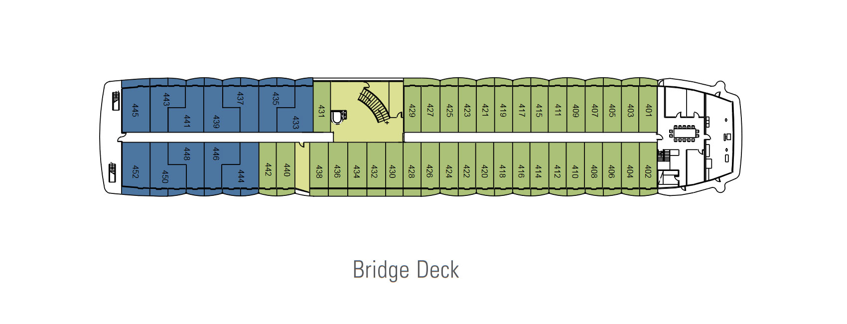 Victoria Katarina Bridge Deck deck plan