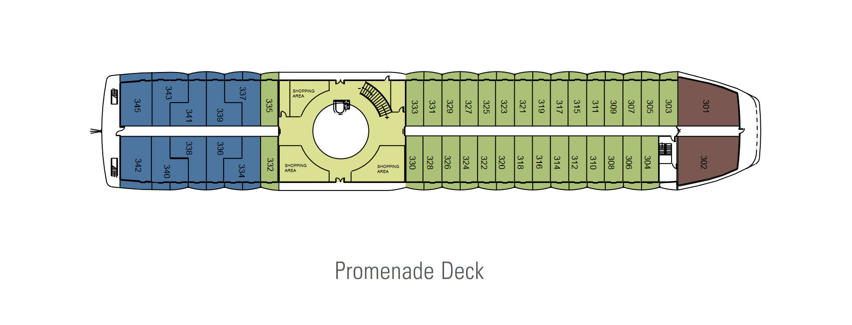 Victoria Katarina Promenade Deck deck plan