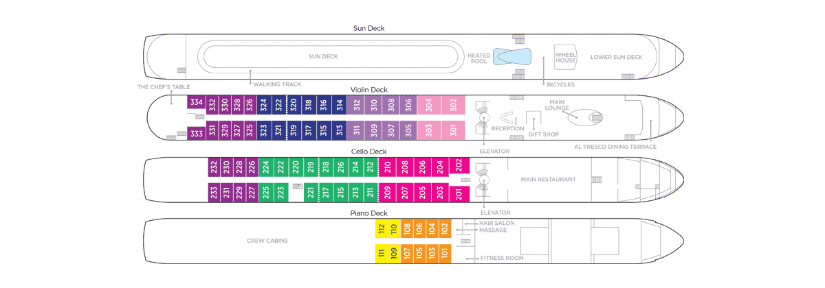 AmaViola All Decks deck plan